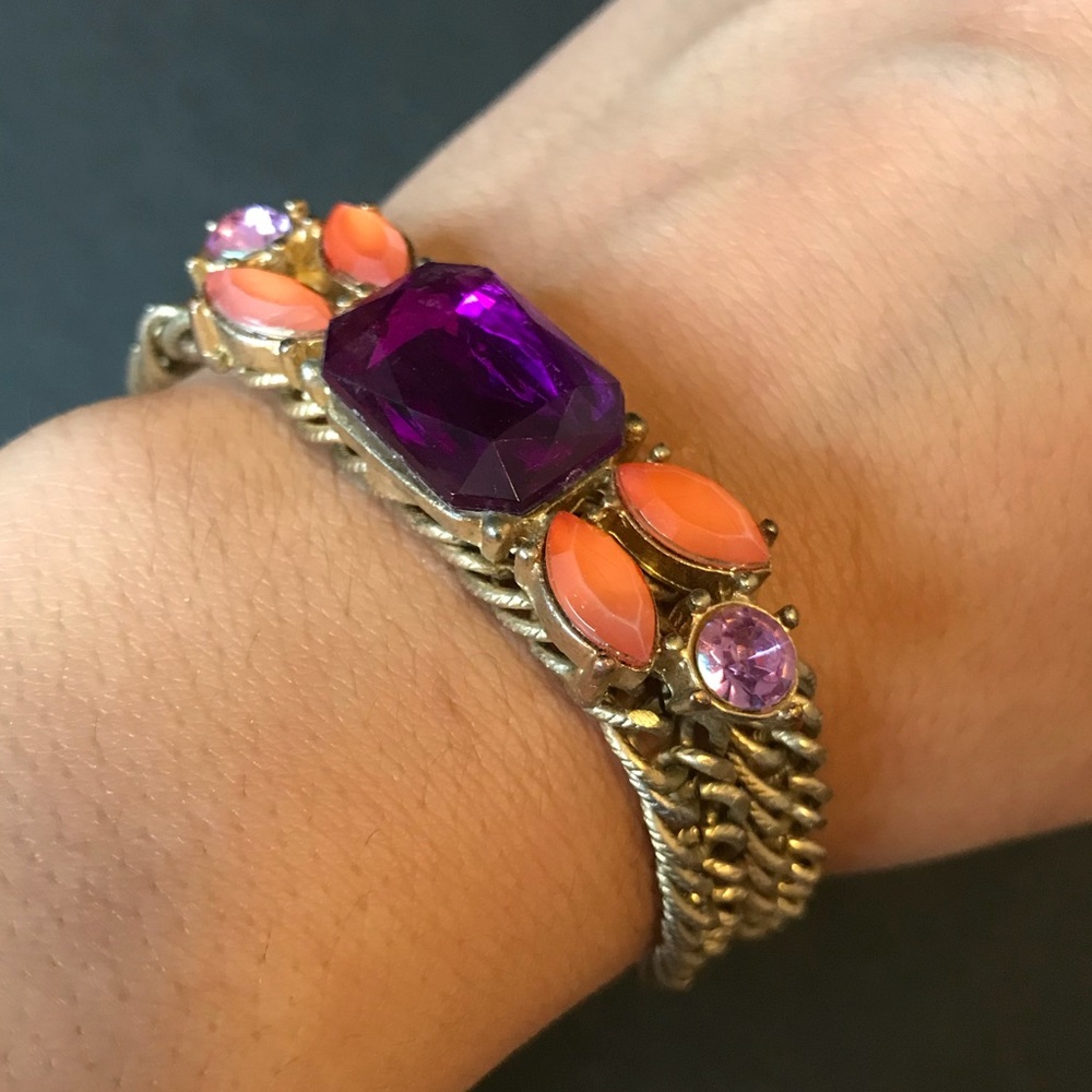 Purple Gem Bracelet